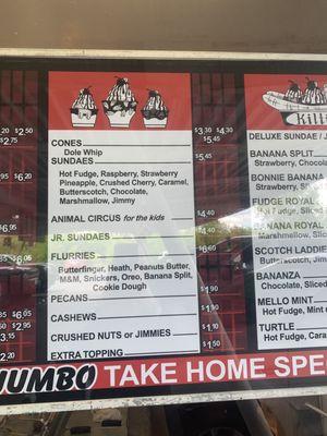 Menu photo 1 Kiltie Drive-In Oconomowoc, WI