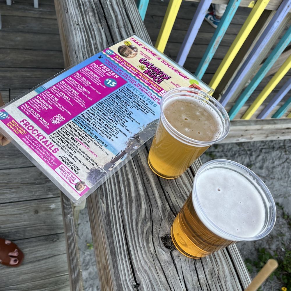 Coconuts On The Beach - Menu - Bars Near Me - Cocoa Beach, Florida Coconuts On The Beach - Menu - Bars Near Me - Cocoa Beach, Florida