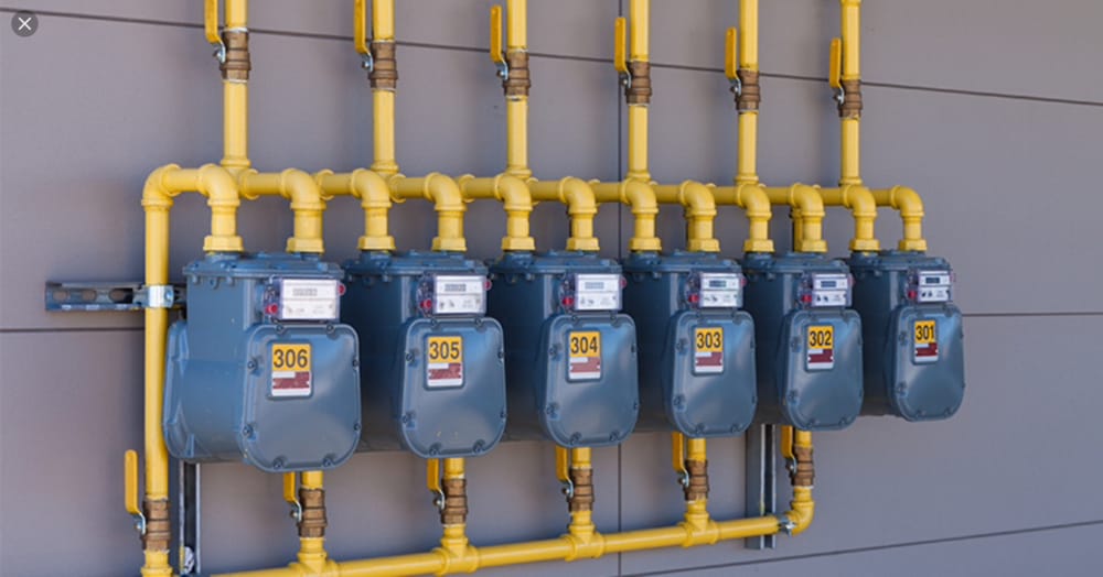 Slide of Thomas Gas Piping