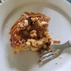 D'Ercole Donuts - Caramel apple (I added walnuts)