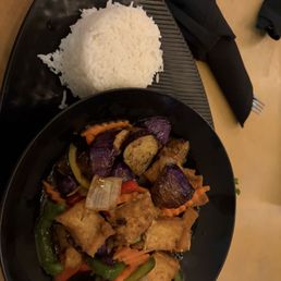 eggplant with tofu eggplant with tofu
