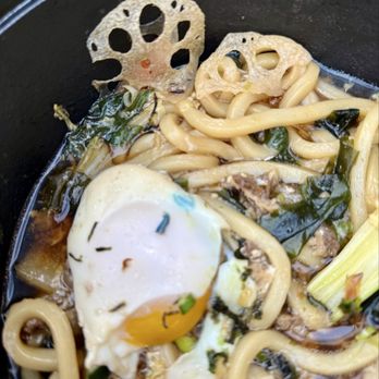 Tsurukawa Udon - Weird blue string that dyed the egg. ‼ - Japanese Near Me - Tustin, California Tsurukawa Udon - Weird blue string that dyed the egg. ‼ - Japanese Near Me - Tustin, California