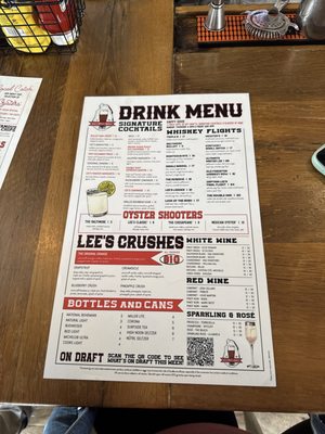 Menu photo 1 Lee's Pint & Shell Baltimore, MD