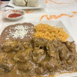 Pork rib plate. It was very good. Rice and beans were okay as well. Pork rib plate. It was very good. Rice and beans were okay as well.