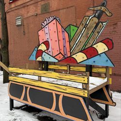 Market Square Park - Christmas decor