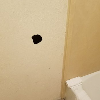 Golden Palms Inn & Suites - hole in bathroom wall - Hotels Near Me - Ocala, Florida Golden Palms Inn & Suites - hole in bathroom wall - Hotels Near Me - Ocala, Florida