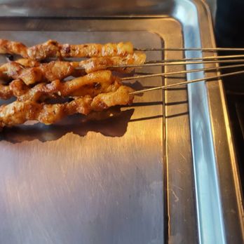 Khan Skewer Restaurant - Can't remember... maybe lamb which I so enjoyed! - Barbeque Near Me - Honolulu, Hawaii