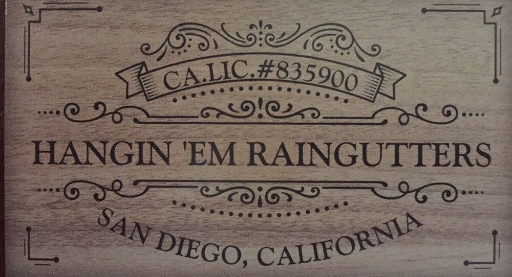 Slide of Hangin'em Raingutters