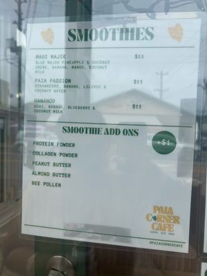 Menu photo 2 Paia Corner Cafe Paia, HI Menu photo 2 Paia Corner Cafe Paia, HI