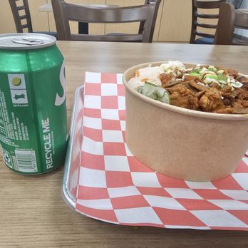 Fresh World - Soda from the fridge and a Spicy Bulgogi Bowl - International Grocery Near Me - Alexandria, Virginia