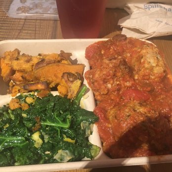 Dig Inn - Meatballs with kale and sweet potatoes - New American Near Me - New York, New York Dig Inn - Meatballs with kale and sweet potatoes - New American Near Me - New York, New York