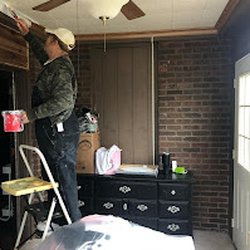 General Painting & Power Washing - Painting our daughters room white.