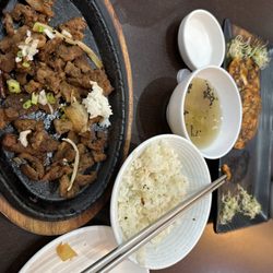 K-Seoul - Bulgogi Grill, Kimchi Jen, rice