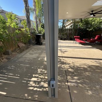 MDE Construction - My patio cover with electric outlet - Patio Coverings Near Me - Citrus Heights, California
