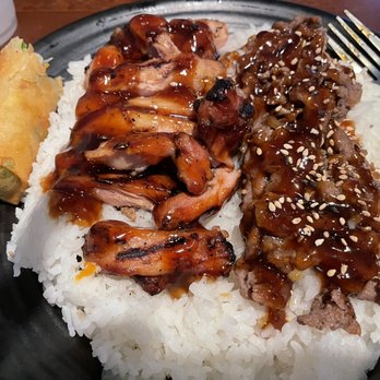 Teriyaki Kitchen - a plate of food with rice and meat - Japanese Near Me - Houston, Texas Teriyaki Kitchen - a plate of food with rice and meat - Japanese Near Me - Houston, Texas