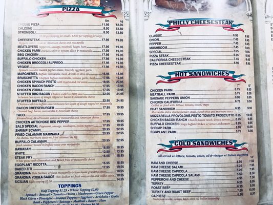 Menu photo 8 Sal's Pizza Factory Charlotte, NC
