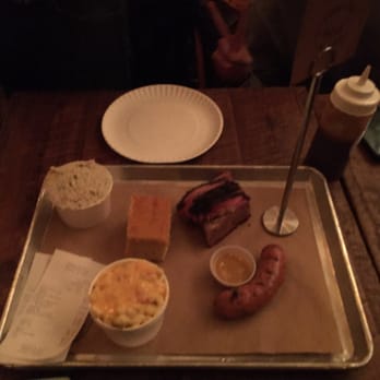Hometown Bar-B-Que - all this for $70. Potato salad. Corn bread. Sausage. Mac and cheese. - Barbeque Near Me - Brooklyn, New York