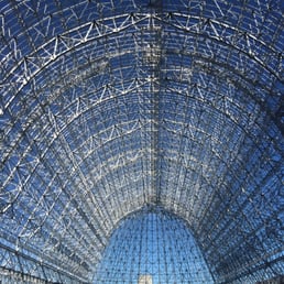 Inside the hangar!