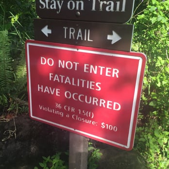 Pipiwai Trail - Do not cross! - Hiking Near Me - Hana,, Hawaii