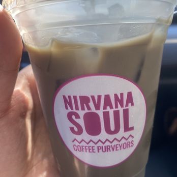 Nirvana Soul Coffee - Cold brew with ube and splash macadamia milk - Coffee & Tea Near Me - Cupertino, California Nirvana Soul Coffee - Cold brew with ube and splash macadamia milk - Coffee & Tea Near Me - Cupertino, California