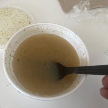 El Pollo Inka - leche de tigre! Got home and this is what I received. Horrible!! - Peruvian Near Me - Lawndale, California