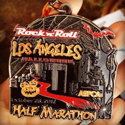 Rock 'n' Roll Los Angeles Half Marathon - 2012 finisher medal