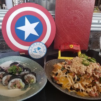 Lamplight Lounge - Our spread during Dapper Day 2019 (Marvel themed :]) - New American Near Me - Anaheim, California