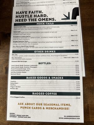 Menu photo 3 Omen Coffee Company St. Louis, MO Menu photo 3 Omen Coffee Company St. Louis, MO