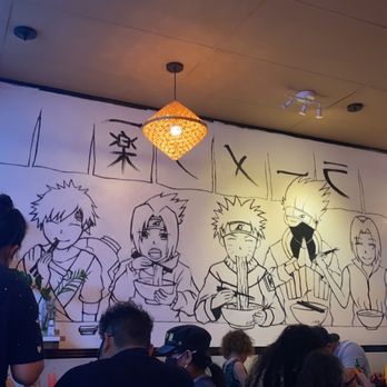 Ramen Ichiraku - Awesome wall art as the main focus - Ramen Near Me - El Monte, California Ramen Ichiraku - Awesome wall art as the main focus - Ramen Near Me - El Monte, California