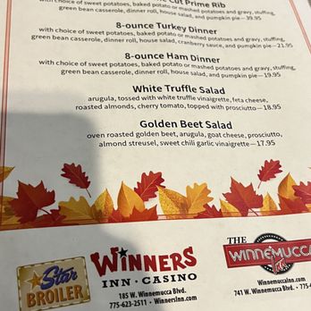 Garden Cafe - Menu - American Near Me - Winnemucca, Nevada
