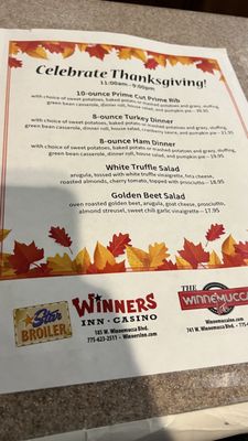 Menu photo 1 Garden Cafe Winnemucca, NV