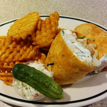 Vernon Diner - Mykonos chicken wrap. It's like a gyro, but in a wrap and with chicken. I would get it again. - Diners Near Me - Vernon, Connecticut Vernon Diner - Mykonos chicken wrap. It's like a gyro, but in a wrap and with chicken. I would get it again. - Diners Near Me - Vernon, Connecticut