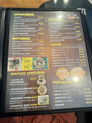 Menu photo 2 El Zapata Restaurant No 3 Chester, NY