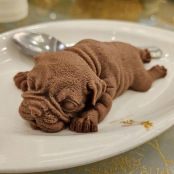 Lobster Port - Look at that detail of chocolate mousse - Dim Sum Near Me - Markham, Ontario