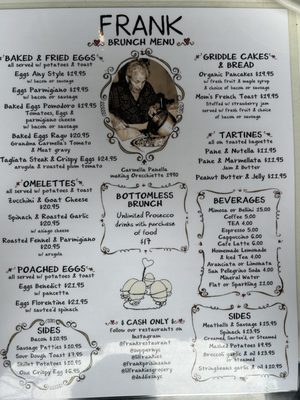 Menu photo 5 Frank New York, NY Menu photo 5 Frank New York, NY