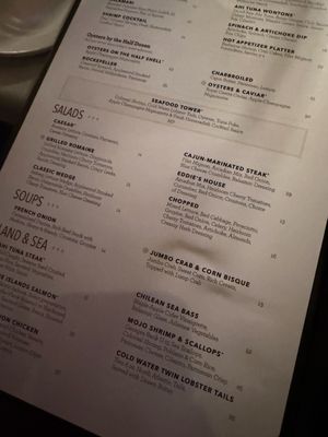 Menu photo 1 Eddie Merlot's Fort Wayne, IN