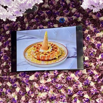 Kaffeinated Crepes and Coffee - Flower wall - Coffee & Tea Near Me - Webster, Texas Kaffeinated Crepes and Coffee - Flower wall - Coffee & Tea Near Me - Webster, Texas