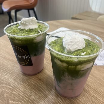 Koffeeski - Strawberry matcha cream top - Coffee & Tea Near Me - Los Angeles, California Koffeeski - Strawberry matcha cream top - Coffee & Tea Near Me - Los Angeles, California