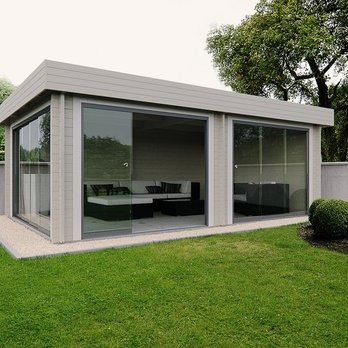 GKpro - a modern house with a glass wall - General Contractors Near Me - Winnetka, Illinois