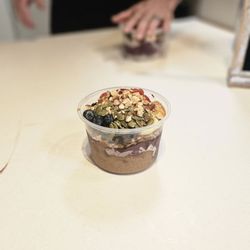 Garden District Super Foods - PB&J bowl with some extras on top. 1 for me and 1 for the hubby.