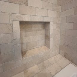 Nice Tile Work in Tub Shower