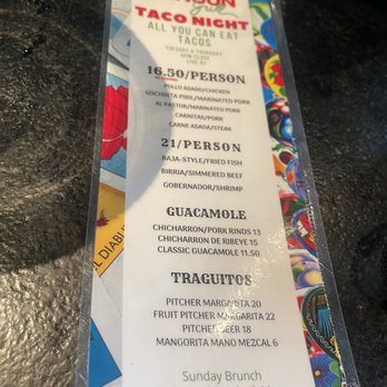 Cancun Grill Doral - Taco Night Menu - Mexican Near Me - Doral, Florida Cancun Grill Doral - Taco Night Menu - Mexican Near Me - Doral, Florida