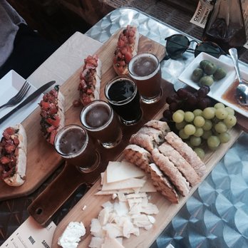 Centro - Salsa bruschetta ($1 with check in!), beer flight, and cheese board - Breweries Near Me - Tustin, California Centro - Salsa bruschetta ($1 with check in!), beer flight, and cheese board - Breweries Near Me - Tustin, California