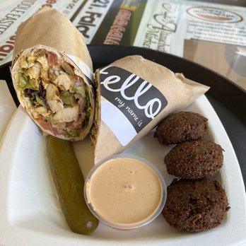 Kareem's - Chicken wrap with free falafels upon checkin - Mediterranean Near Me - Anaheim, California Kareem's - Chicken wrap with free falafels upon checkin - Mediterranean Near Me - Anaheim, California