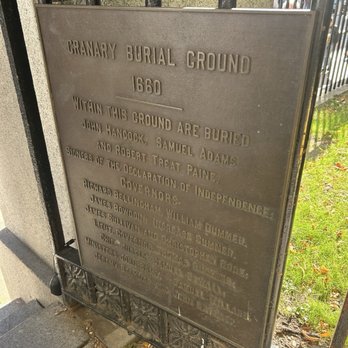 Granary Burying Ground - Funeral Services & Cemeteries Near Me - Boston, Massachusetts Granary Burying Ground - Funeral Services & Cemeteries Near Me - Boston, Massachusetts