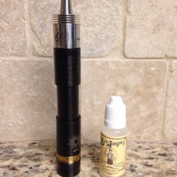 E-Cig & Vapor Lounge - My mech mod they sold me and some good ole tasty snickel fritz!
