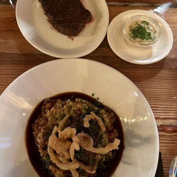Armour House - Magic city mushroom short rib risoto and wagyu - Brasseries Near Me - Birmingham, Alabama Armour House - Magic city mushroom short rib risoto and wagyu - Brasseries Near Me - Birmingham, Alabama
