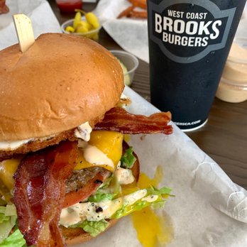 Brooks Burgers - Cheese burger w fried egg - Burgers Near Me - San Luis Obispo, California