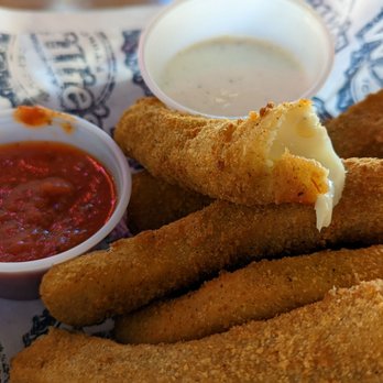 Willie's Grill & Icehouse - Mozzarella sticks are good, gooey and filling. An order can feed three or four. - Seafood Near Me - Georgetown, Texas Willie's Grill & Icehouse - Mozzarella sticks are good, gooey and filling. An order can feed three or four. - Seafood Near Me - Georgetown, Texas