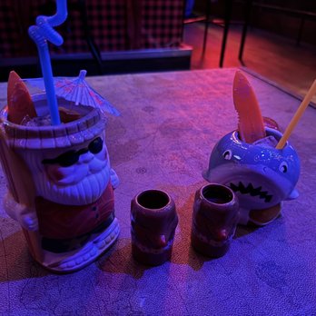 Tiki Tiki Bang Bang - Sippin Santa, Sharkey's First Christmas, Gingersnap Shots - Tiki Bars Near Me - Cincinnati, Ohio